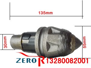 3055-22-6L防偏磨旋挖截齿尺寸图